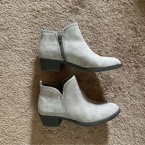 JustFab Grey Booties